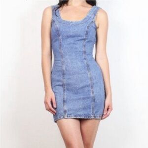 Bongo Denim Dress Size 7  Y2K
